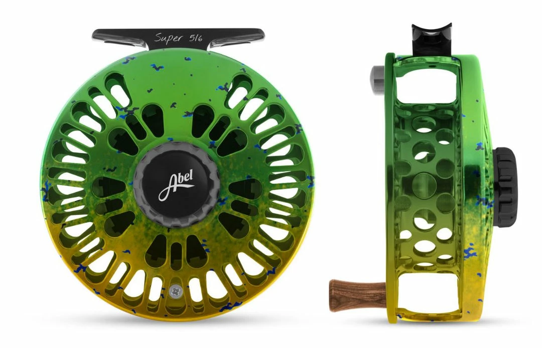 Reels Abel Super 5/6 Reel - Ported In Fish Graphics 15 Reels Abel Super 5/6 Reel - Ported In Fish Graphics