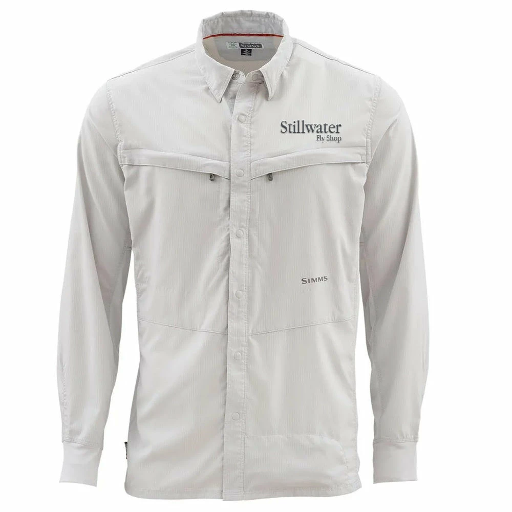 Clothing Simms Men'S Bugstopper Intruder Bicomp L/S Shirt Sfs Logo 3 Clothing Simms Men'S Bugstopper Intruder Bicomp L/S Shirt Sfs Logo