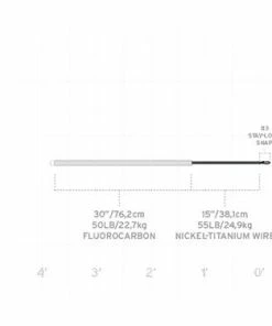 Scientific Anglers Absolute Predator Figure 8 Leader