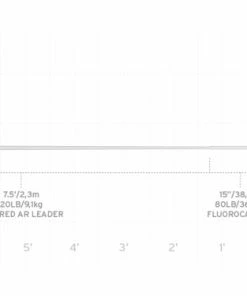 Scientific Anglers Absolute Predator Toothy Fish Stealth Leader