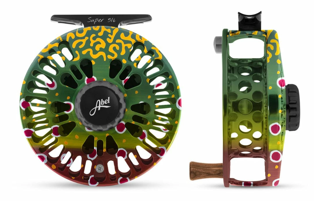 Reels Abel Super 5/6 Reel - Ported In Fish Graphics 5 Reels Abel Super 5/6 Reel - Ported In Fish Graphics