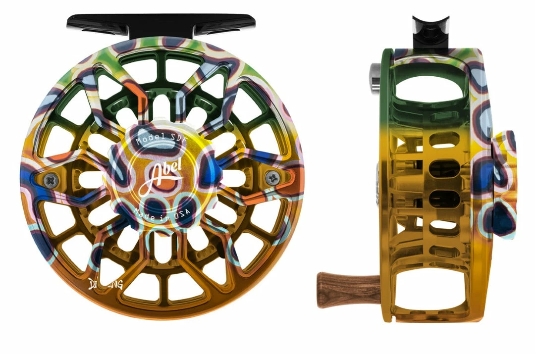 Abel Sdf 4/5 Reel - Ported In Fish Graphics Reels 13 Abel Sdf 4/5 Reel - Ported In Fish Graphics Reels