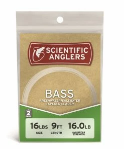 Scientific Anglers Bass Leader - 9' - 2 Pack
