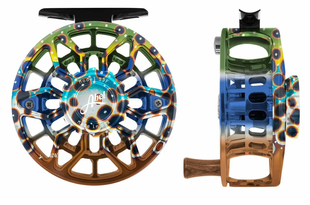 Abel Sdf 4/5 Reel - Ported In Fish Graphics Reels 10 Abel Sdf 4/5 Reel - Ported In Fish Graphics Reels