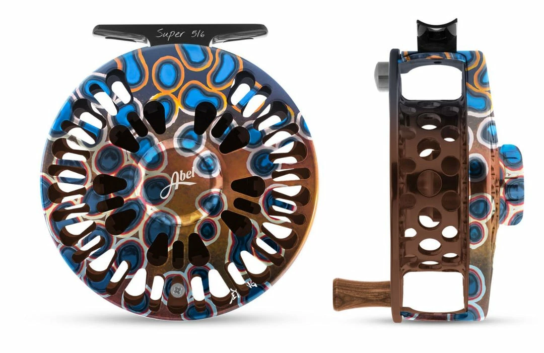 Reels Abel Super 5/6 Reel - Ported In Fish Graphics 12 Reels Abel Super 5/6 Reel - Ported In Fish Graphics