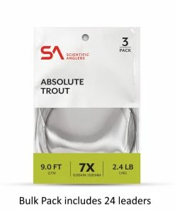 Scientific Anglers Absolute Trout Leader Bulk Pack