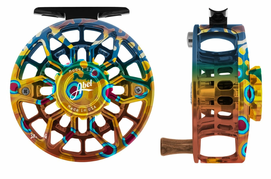 Abel Sdf 6/7 Reel - Ported In Fish Graphics Reels 9 Abel Sdf 6/7 Reel - Ported In Fish Graphics Reels