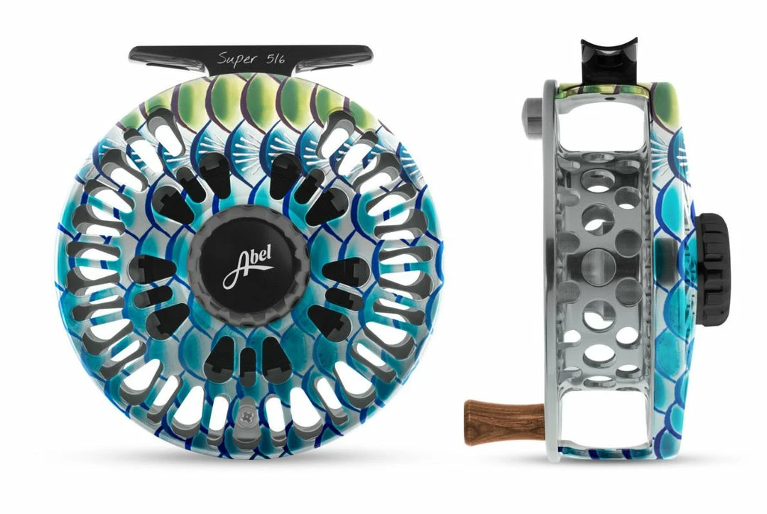 Reels Abel Super 5/6 Reel - Ported In Fish Graphics 21 Reels Abel Super 5/6 Reel - Ported In Fish Graphics