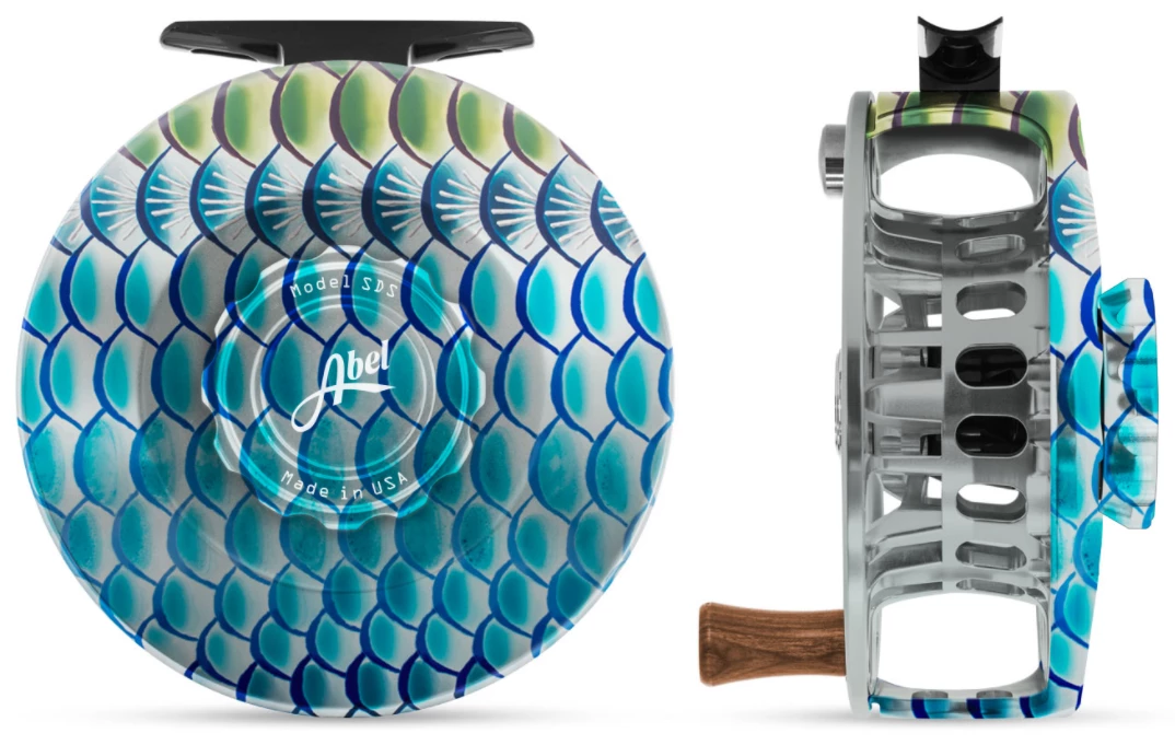 Reels Abel Sds Solid Fly Reel In Fish Graphics 4 Reels Abel Sds Solid Fly Reel In Fish Graphics