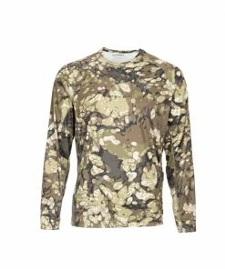 Clothing Simms Men's Solarflex L/S Crewneck - Print