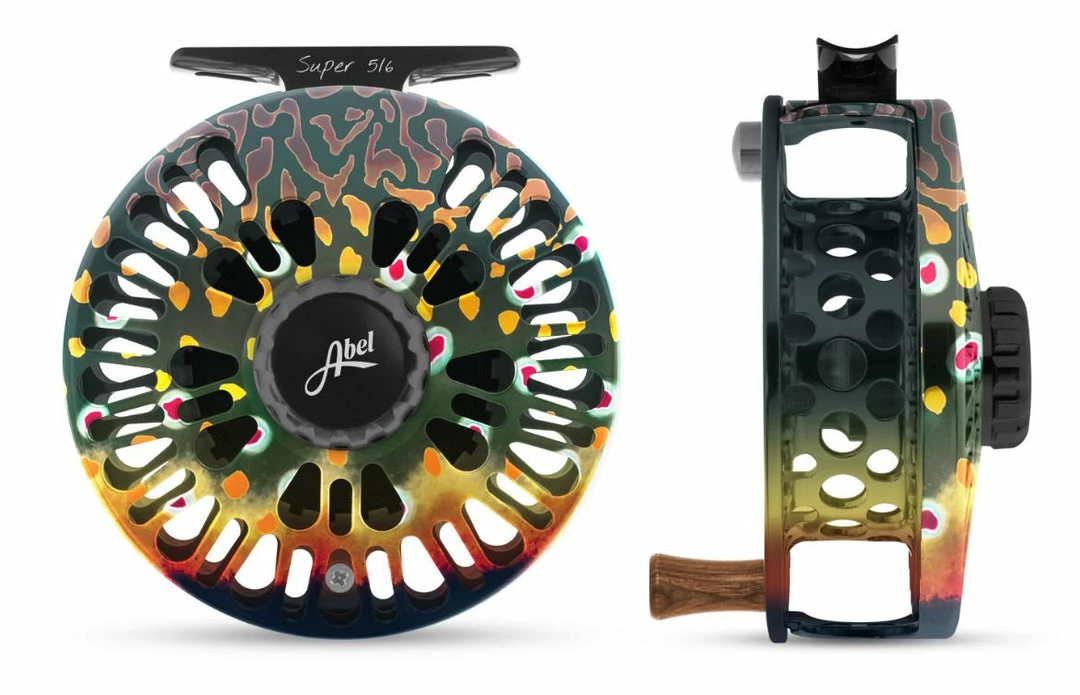 Reels Abel Super 5/6 Reel - Ported In Fish Graphics 16 Reels Abel Super 5/6 Reel - Ported In Fish Graphics