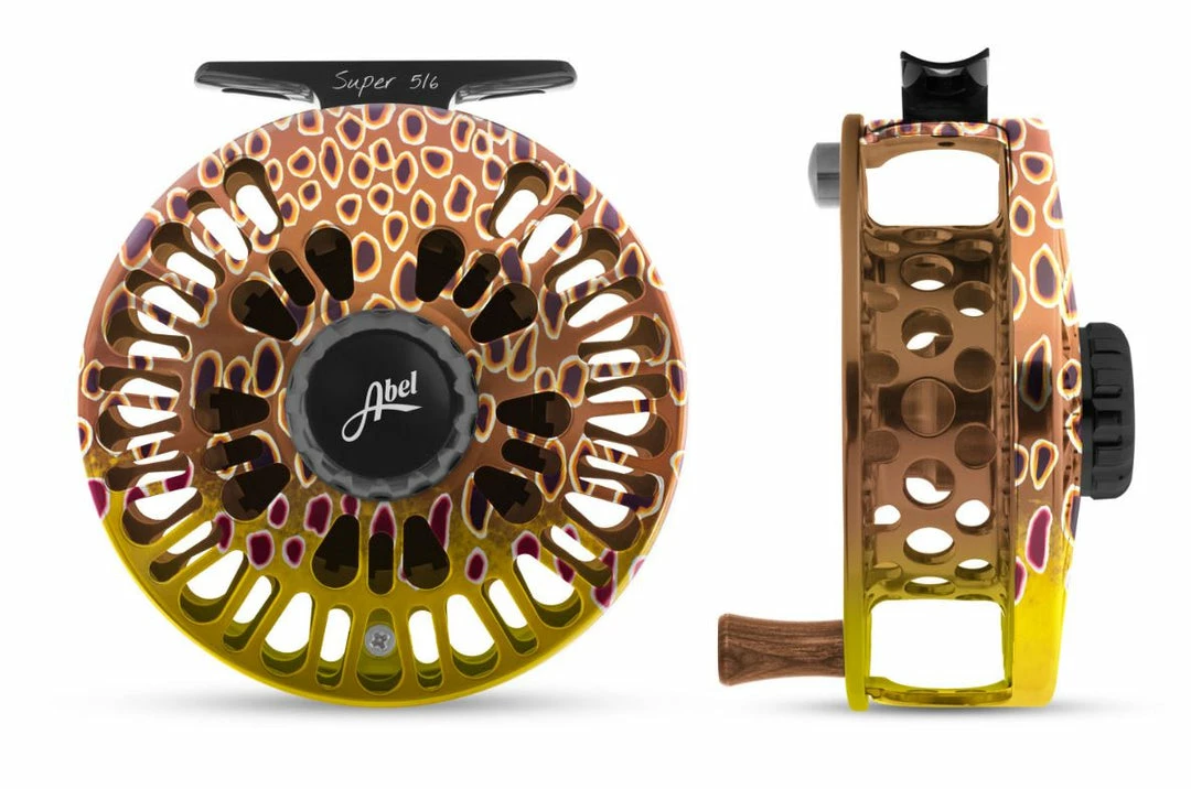 Reels Abel Super 5/6 Reel - Ported In Fish Graphics 6 Reels Abel Super 5/6 Reel - Ported In Fish Graphics