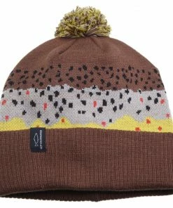 Rep Your Water Brown Trout Skin Knit Hat Clothing