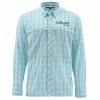 Simms Men'S Stone Cold L/S Shirt Sfs Logo