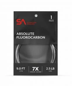 Scientific Anglers Absolute Fluorocarbon Leader 9-12ft