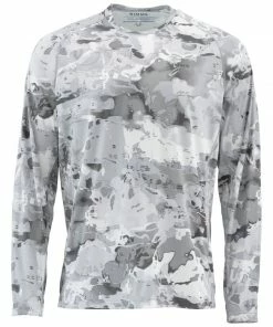Clothing Simms Men's Solarflex L/S Crewneck - Print