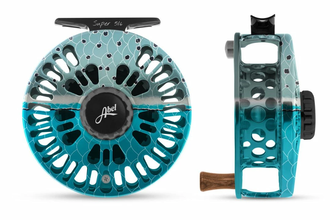 Reels Abel Super 5/6 Reel - Ported In Fish Graphics 8 Reels Abel Super 5/6 Reel - Ported In Fish Graphics
