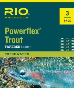 Rio Powerflex Trout Tapered Leader 9ft - 3pk