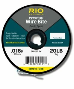 Rio Powerflex Wire Bite Tippet - Guide Spool - 50ft