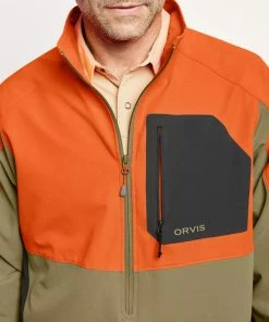 Orvis Men'S Pro Lt Softshell Pullover Clothing
