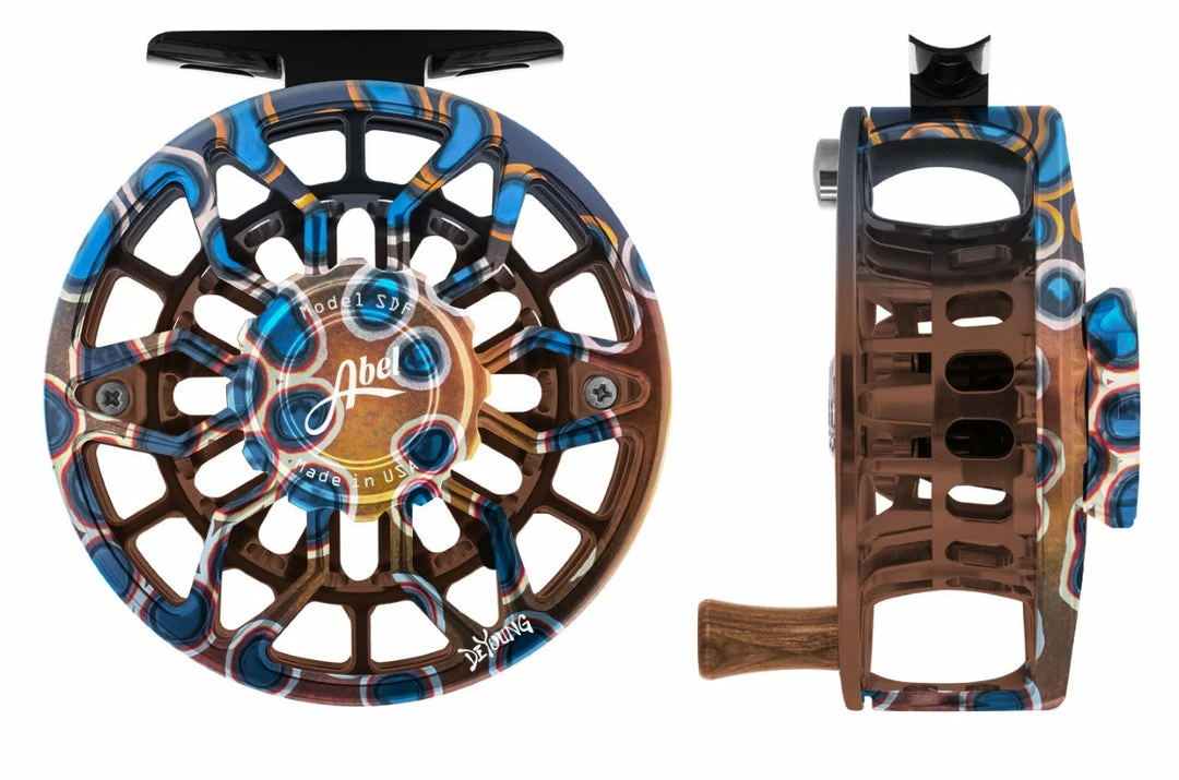 Abel Sdf 6/7 Reel - Ported In Fish Graphics Reels 12 Abel Sdf 6/7 Reel - Ported In Fish Graphics Reels