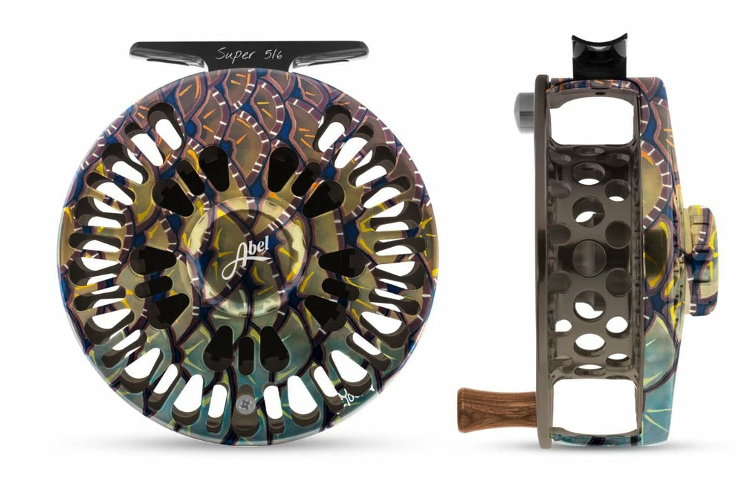 Reels Abel Super 5/6 Reel - Ported In Fish Graphics 11 Reels Abel Super 5/6 Reel - Ported In Fish Graphics